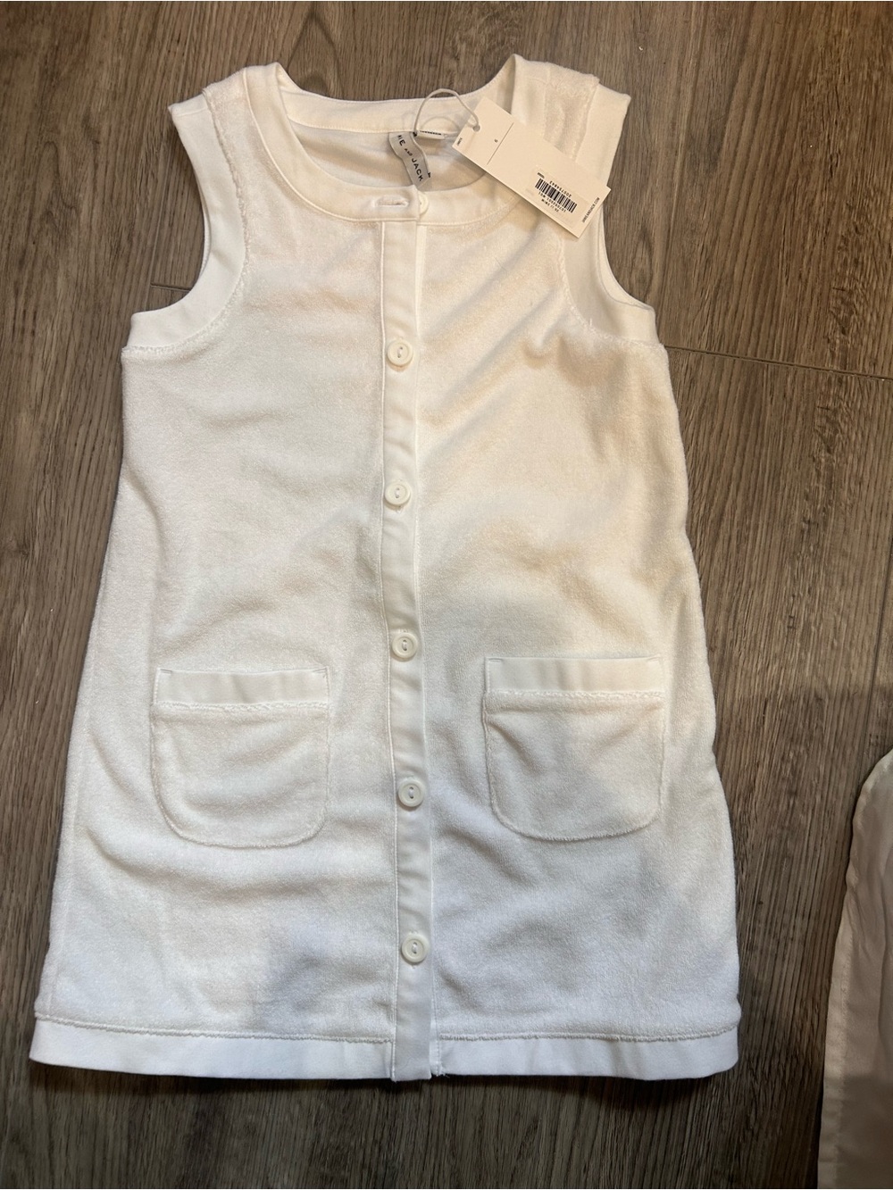 Janie & Jack Girls' White Swim Coverup